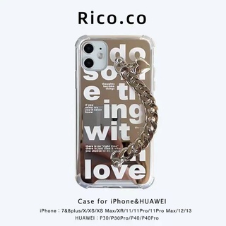 case เคส เคสป้องกันโทรศัพท์มือถือ ลายตัวอักษรภาษาอังกฤษ พร้อมกระจก และสายคล้องมือ สําหรับ เคส samsung Galaxy A13 A54 A24 A34 5G s23 s9 plus s10 lite plus s20 ultra s21 s22 ultra fe note 8 9 10 20 ultra lite A52 A53 A52s A03 4G 5G