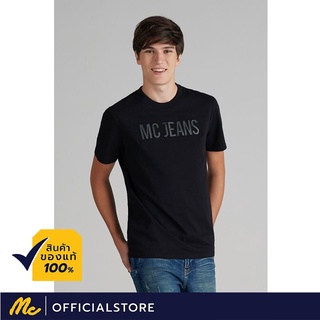 Mc Jeans เสื้อยืดผู้ชาย แขนสั้น สีดำ MTTZ348