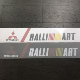 บังแดดซีทรูลาย​ MITSUBISHI​ RALLIART​ติดบังแดด รถ​MITSUBISHI ทุกรุ่น