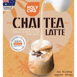 ผงชาชัย CHAI TEA LATTE  ผงชาอินเดีย ชาสูตรคราฟออสเตรเลีย นัว101 (เหมาะกับผู้เริ่มต้น) 500G