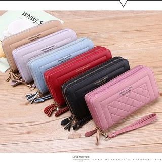 B-372กระเป๋าสำหรับผู้หญิง กระเป๋าสตางค์ใบยาว Fashion 2 ชั้น