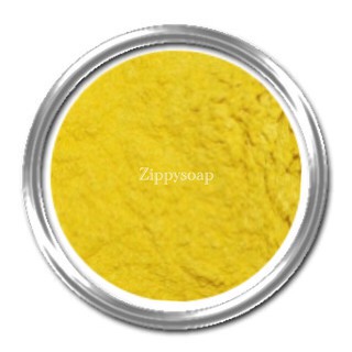 mica สีเหลือง yellow mica 30g 000736   สินค้าเป็นวัตถุดิบครื่องสำอาง