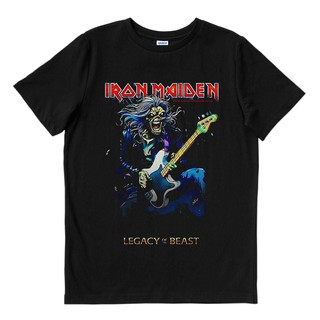 เสื้อยืดผู้ชาย แม่บ้านเหล็ก - LEGACY OF THE BEAST | เสื้อยืด พิมพ์ลายวงดนตรี | เพลงเมอร์ช | Unisex | เสื้อยืด พิมพ์ลายดน