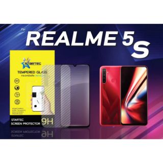 ฟิล์มกระจก Realme 5s แบบเต็มจอ  ยี่ห้อ Startec คุณภาพดี  ทัชลื่น ปกป้องหน้าจอได้ดี ทนทาน แข็งแกร่ง ใสชัดเจน