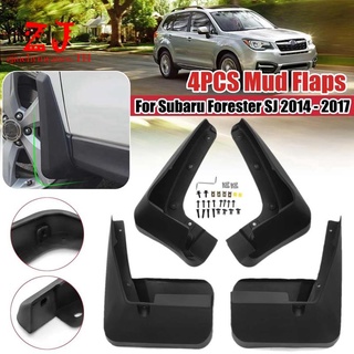 บังโคลนรถยนต์ อุปกรณ์เสริม สําหรับ Subaru Forester SJ 2014 2015 2016 2017 4 ชิ้น