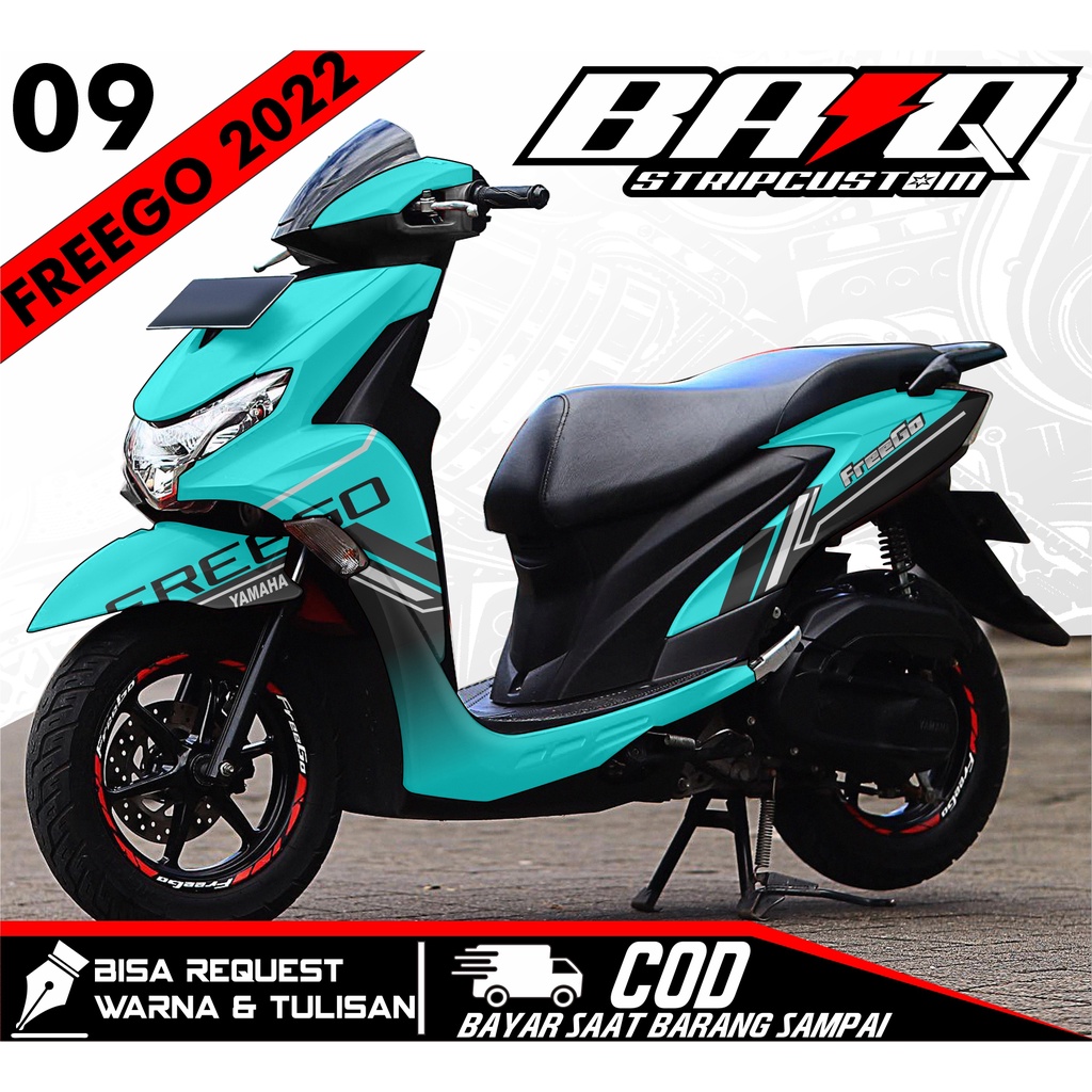 YAMAHA FREEGO OLD Decal Sticker - Fullbody Variation GRAPHIC Design 09