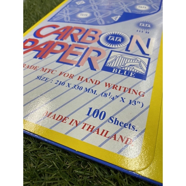 กระดาษคาร์บอน TATA กล่องละ 100 แผ่น  Carbon Paper