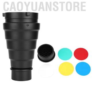 Caoyuanstore Fashion Honeycomb Grid Light Beam Tube Bowens Mount Filter for Studio Strobe Flash