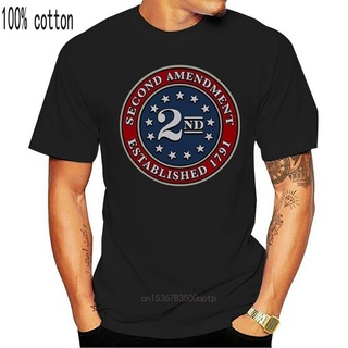 ใหม่ เสื้อยืดลําลอง แขนสั้น พิมพ์ลายธงอเมริกัน 2Nd Amendment 1791 2A 2022 สําหรับผู้ชายS-5XL