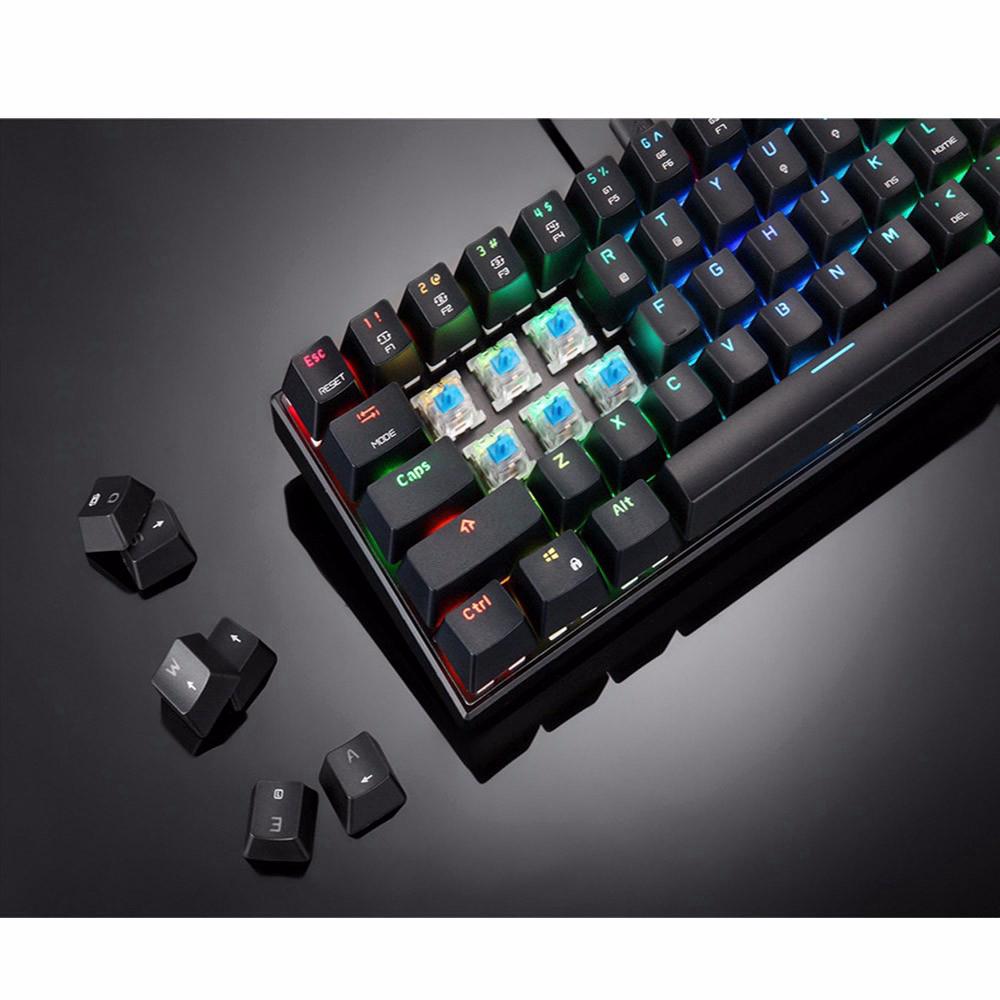 motospeed ck 62 คีย์บอร์ดบลูทูธมีสายแบบ dual mode วิศวกรรม 61 คีย์ rgb ...