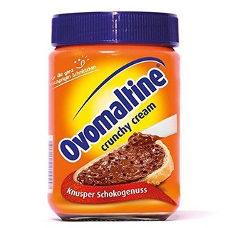 OVALTINE Ovomaltine Crunchy Cream โอวัลตินครั้นชี่ สเปรดช็อคโกแลตทาขนมปัง สูตร Swiss Recipe 380g.