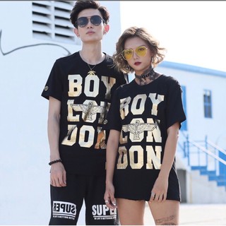 เสื้อ boy london พิมพ์ทองมาใหม่💥🏁💓งานสวย