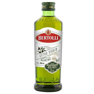 เบอร์ทอลลีน้ำมันมะกอกเอ็กซ์ตร้าเวอร์จิ้น ขนาด 500 มล. Bertolli Extra Virgin Olive Oil Rich 500 ml. มีเก็บเงินปลายทาง