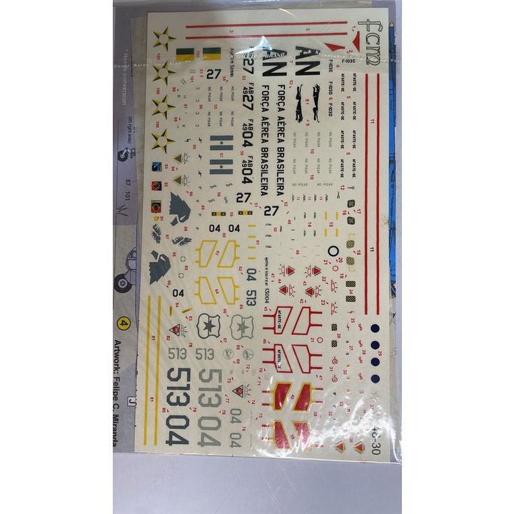 FCM 48-30 Mirage III ตอนที่ 2 1/48 - DECAL