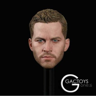 e 120 gactoys gc 028 1/6 paul walker หัวแกะสลัก 12 นิ้วสําหรับผู้ชาย