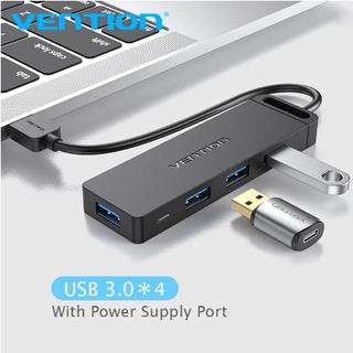 Vention Hub อะแดปเตอร์ความเร็วสูง 4 พอร์ต Usb 3.0 Hub Otg Hub Usb Hub Splitter สําหรับคอมพิวเตอร์