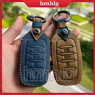 【Available】Leather Car Key Case for Toyota Fortuner, Revo Rocco, GR Sport Car Key Accessories Key Holder Keychain