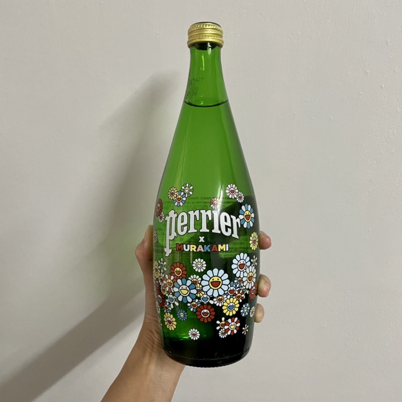 Perrier x Murakami  750ml Limited Edition  ขวดสกรีนลายไม่ใช่สติ๊กเกอร์🌸