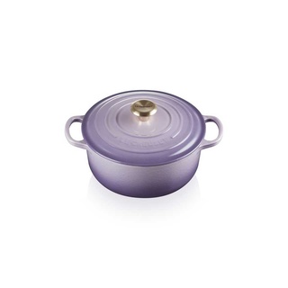 หม้อเหล็กหล่อทรงกลม ขนาด 20CM สีม่วง SIGNATURE ROUND CASSEROLE 20CM BLUE BELL PURPLE