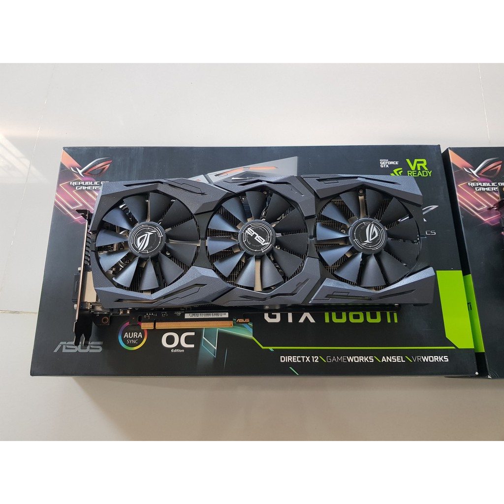 ASUS ROG STRIX GTX 1080 TI O11G GAMING GeForce 11GB OC Edition