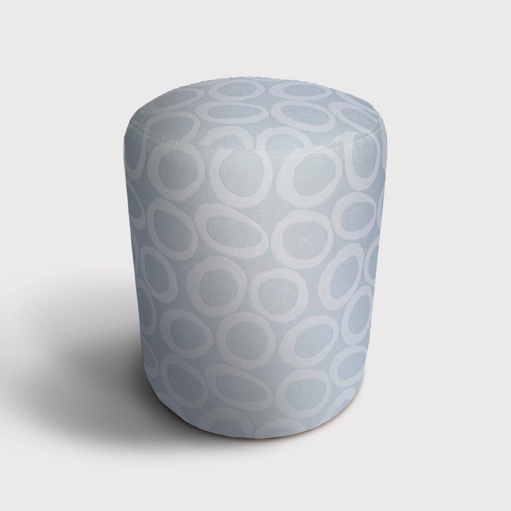 Iced Lily Stool base + Cover (Jim Thompson fabric)