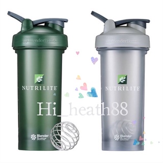 ✅🥤🎊NEW‼️แก้วเชคนิวทริไลท์​+ลูกเชค (ลายใหม่) Nutrilite​ Shaker  Blender Bottle By Amway 830ML