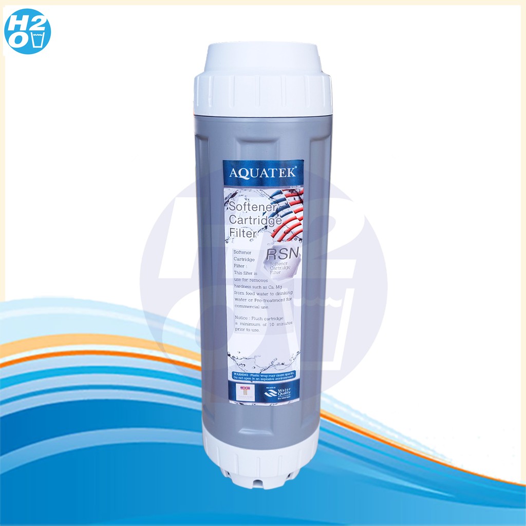 ไส้กรองเรซิ่น ไส้กรองน้ำเรซิ่น ไส้กรอง Resin ยาว 10นิ้ว ลด น้ำกระด้าง หินปูน iFresh Unipure AQUATEK - รูปที่ 3