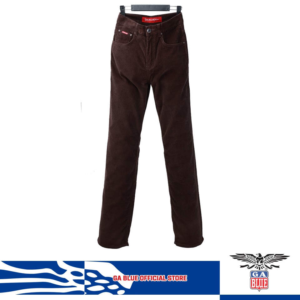 GA Blue 911 Mens Regular Rise Regular Fit Corduroy - 1183