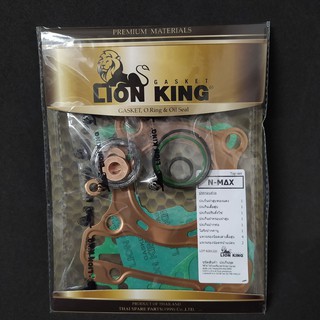 ปะเก็นบน N-MAX 155 LION KING เนื้อแท้ GASKET SET