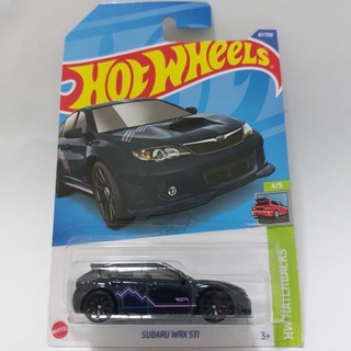 รถเหล็ก Hotwheels SUBARU WRX STI สีดำ (ib28)