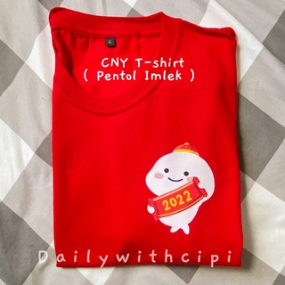 พร้อมส่ง IMLEK / CNY 2022 / SINCIA เสื้อเชิ้ตสีแดง