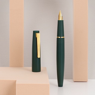 Penlab Jinhao 80 Gold Edition ปากกาหมึกซึมไฟเบอร์ สีเหลือง สไตล์เรโทร สําหรับเขียนสํานักงาน C7124