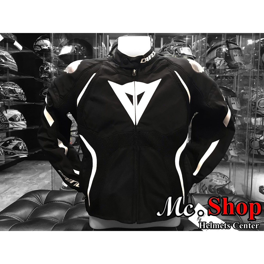 เสื้อการ์ด DAINESE ESTREMA AIR TEX JACKET Black/Black/White