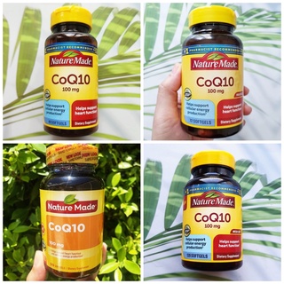 (Nature Made®) CoQ10 โคคิวเทน 100 mg 40, 72 /or 120 Softgels #คิวเทน Q10 โคเอนไซม์คิวเทน Coenzyme