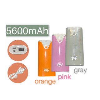 แบตสำรอง 5600mAh BLL Power Bank(มีไฟฉายในตัวเครื่อง) *รับประกัน1ปี