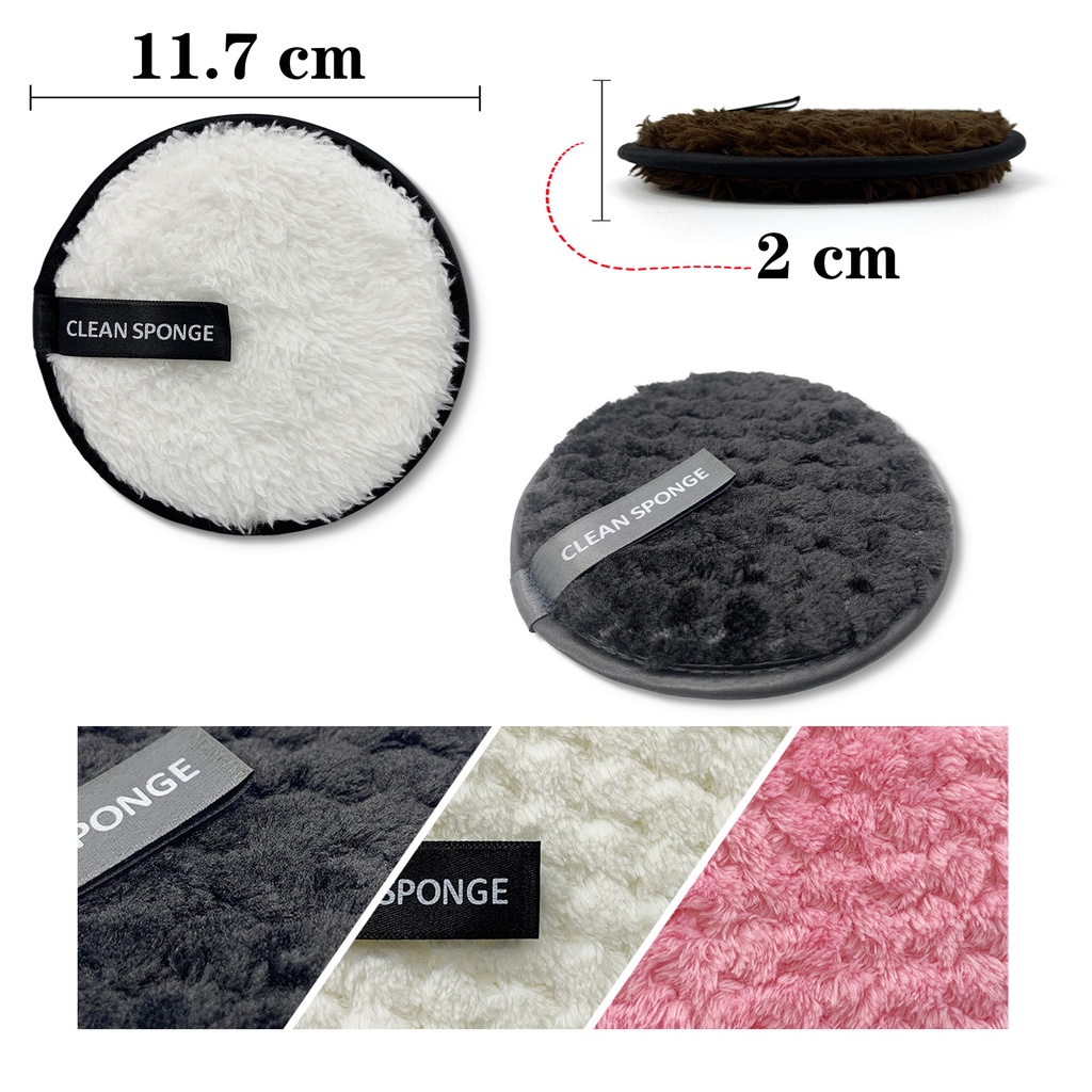 Mollie Lipper แผ่นล้างเครื่องสําอาง Reusable Face Towel รูปที่ 2
