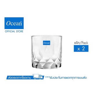 OCEAN แก้ววิสกี้  CONNEXION DOUBLE ROCK 350 ML. (Pack of 2)