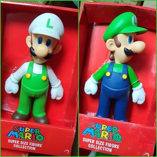 25 cm Super Mario Bros Action Figure Luigi Green / White Optional Big Size ฟิกเกอร์โมเดล มาริโอ หลุยส์ เขียว หรือ ขาว