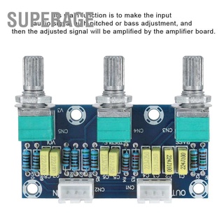 [คลังสินค้าใส][คลังสินค้าใส]Superage 3 Channels Pre-Amplifier โมดูลซ็อกเก็ตปรับแต่งเสียงสําหรับ Audio Xh2.54 3P