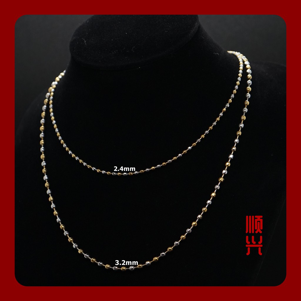 2กษัตริย์ "เม็ดตะไบ" 2K 2สี 2กษัตริย์ สร้อยคอ สร้อยสแตนเลสแท้  สร้อยพระ แขวนพระ ห้อยพระ ราคาถูก จัดส่งเร็ว เก็บปลายทาง