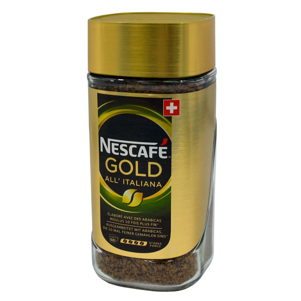 NESCAFE GOLD ALL ITALIANA 200 g เนสกาแฟ โกลด์ ออล อิตาเลียน่า คอฟฟี่ กาแฟสำเร็จรูปชนิดฟรีซดราย 200 กรัม กาแฟสำเร็จรูป