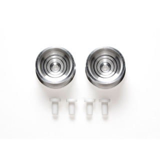 Tamiya 95636 :  HG Heavy Aluminum Large Dia. Narrow Wheels (2pcs.) Mini 4WD Station