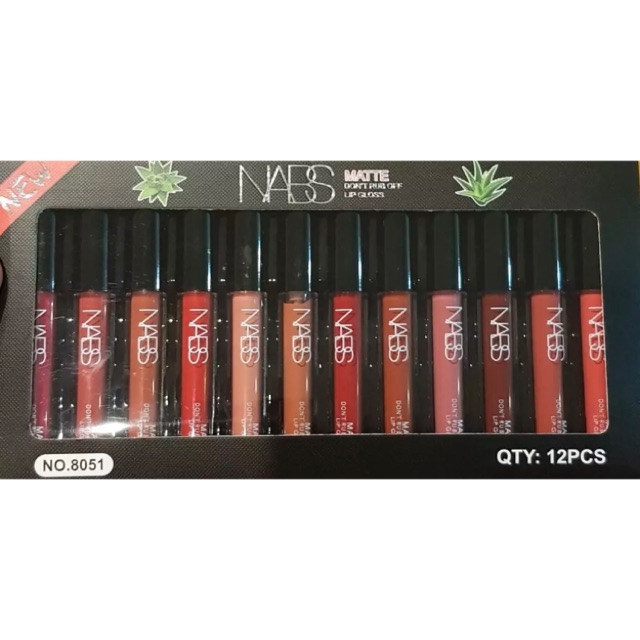 Nars ลิปเนื้อแมท Matte Lip Gloss (set 12 ชิ้น)