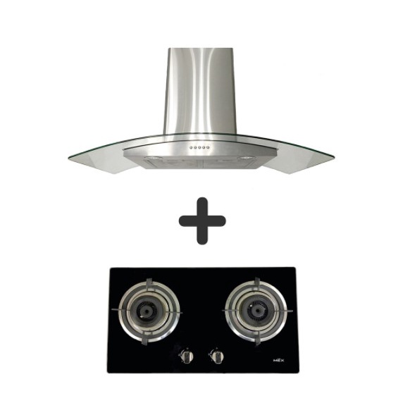 (Mex) เครื่องดูดควัน+เตาแก๊ส รุ่นน KV7269X90+V1721C