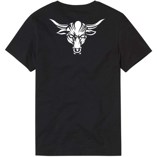 ✙HOT ITEM!! WWE The Rock Brahma Bull Authentic T-Shirt Black/White Baju Lelaki Cotton Tebal Sports wear shirt Baju Lelak