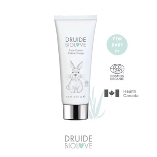 DRUIDE BioLove Face Cream (65ml) ครีมบำรุงผิวหน้า สำหรับเด็ก ออร์แกนิค 🍃