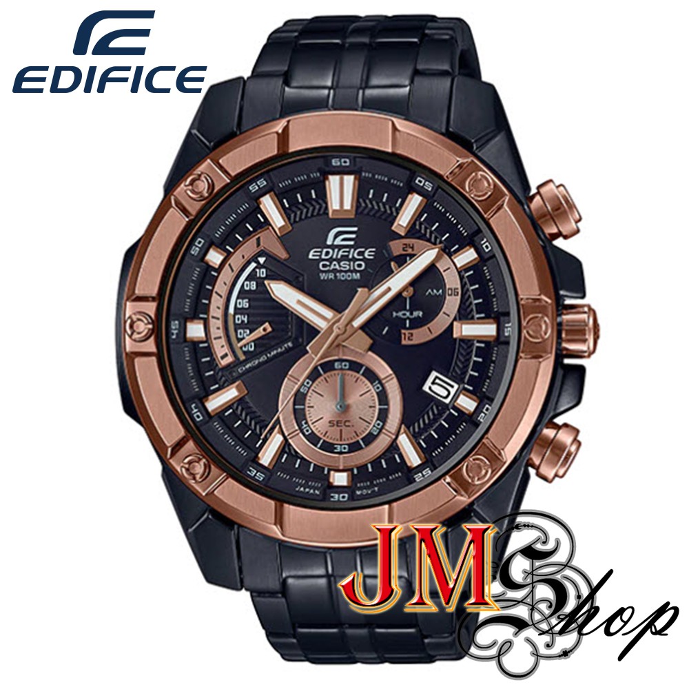Casio EDIFICE Chronograph นาฬิกาข้อมือผู้ชาย สายสแตนเลส รุ่น EFR-559DC-1BVUDF