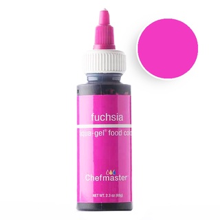 Chefmaster Color Fuchsia Liqua-Gel 2.3oz/5055 สีเจลผสมอาหาร สีบานเย็น