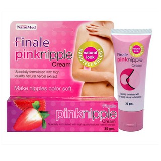 Finale Pink Nipple Cream ขนาด 30 กรัม ฟินาเล่ พิงค์ นิปเปิ้ล ครีมหัวนมชมพู สูตรสมุนไพรสกัดเข้มข้น