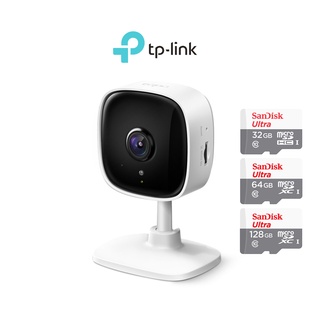 TP Link Tapo C100 กล้อง 2 ล้านพิกเซล ที่สุดแห่ง Home Security WiFi Camera 1080p Full HD Imaging  การรับประกัน 2 ปี โดย TP-Link ประเทศไทย กล้องวงจรปิดไร้สาย IP Camera  กล้องวงจรปิด WiFi พร้อม เมมโมรี่การ์ด SanDisk Memory card Micro SDCARD / TF Card)